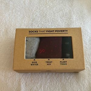 Conscious Step - Socks That Fight Poverty box set of 3 pairs of socks